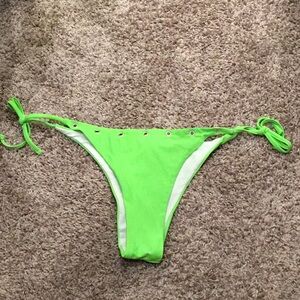 Lime Green Bikini Bottoms Size 8